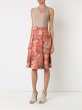 printed midi skirt