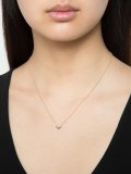 diamond fade shield necklace