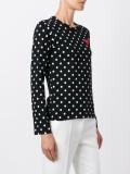 polka dot sweatshirt