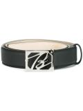 logo plaque belt
