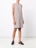 slit back boxy dress