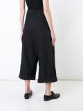 loose fit cropped trousers