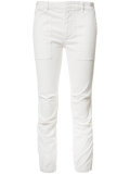 cropped military trousers