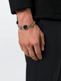 carved rose motif bracelet