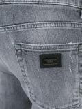 ripped detail jeans