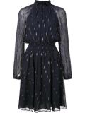 embellished high neck dress