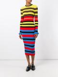 striped knit dress
