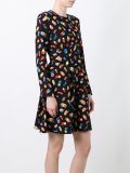 comet print dress