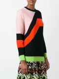 colour block sweater