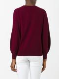 ribbed trim jumper