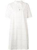 checked polo shirt dress