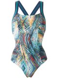 abstract print swimsuit