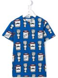 shave print T-shirt