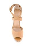 peep toe wedge sandals