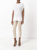 sequin-embellished knitted top