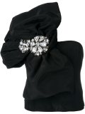 one shoulder oversized bow top