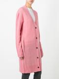 long V-neck cardigan