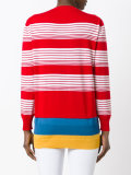 layered striped jumper