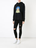 cartoon print hoodie 