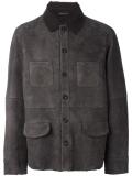 multi-pocket leather jacket