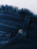 frayed trim skinny jeans