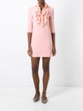 ruffled bib dress