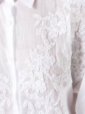 lace panel midi dress