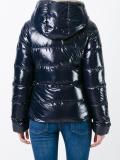 zipped hooded jacket