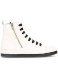 hi-top sneakers