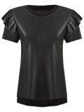 ruffled blouse
