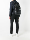 logo embossed backpack