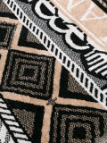 geometric beach towel