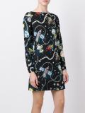 space print dress