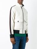 contrast stripe jacket 