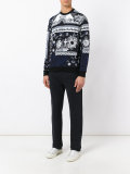 pattern knitted sweater