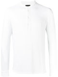 long sleeved button sweater