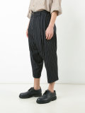 striped cropped pants 