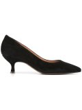 low comma heel pumps
