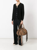 fringe-trimmed shoulder bag