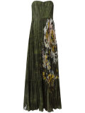 garden print gown