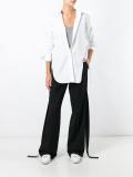 band collar shirt