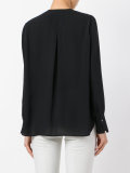 band collar shirt