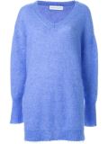 v-neck oversized sweater