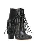 fringed ankle boots