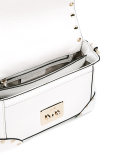 studded structured tote