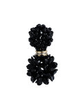 beaded floral single earring