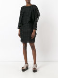 cascade valance dress