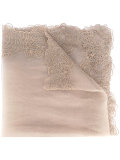floral embroidered scarf