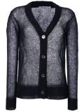 sheer knit cardigan