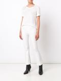 button detailing T-shirt